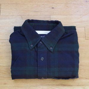 Abercrombie & Fitch Dark green and Navy Flannel